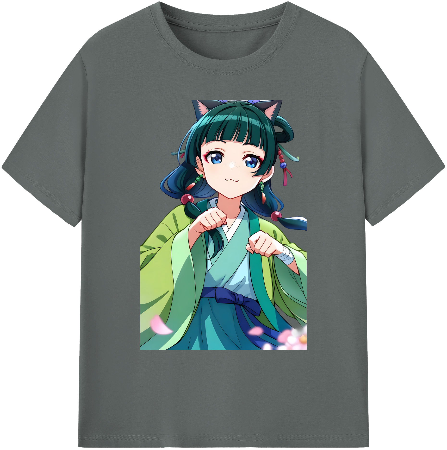 （画像用） 薬屋のひとりごと The Apothecary Diaries 綿100％ メンズ半袖Tシャツ｜肌触りやわらか＆通気性